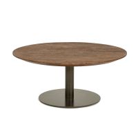 Esila salontafel ø80 cm - bruin