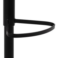 Nøra Deena verstelbare barstoel | zwart metaal onderstel | stof Monza - grijs