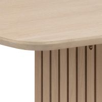 Nøra Bryan rechthoekige eettafel 220x105x75 cm | geolied eikenfineer met lamellenfront