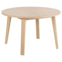 Nøra Vincent ronde uitschuiftafel Ø120/220x75 cm | eikenfineer - naturel