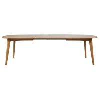 Nøra Rayford rechthoekige eettafel 200x100x75.5 cm | geolied eikenfineer - naturel