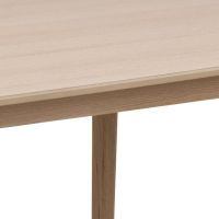 Nøra Rachelle rechthoekige eettafel 210x100x75 cm | naturel eikenfineer onderstel | eikenfineer - naturel