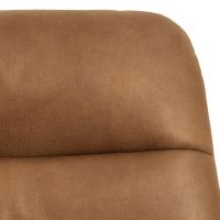 Nøra Berry fauteuil | zwart metaal onderstel | stof Kentucky - cognac