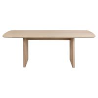 Nøra Bryan rechthoekige eettafel 220x105x75 cm | geolied eikenfineer met lamellenfront