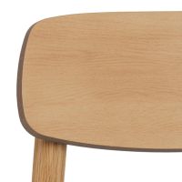 Nøra Donny barstoel | eikenfineer - naturel