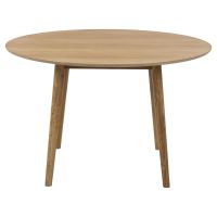 Nøra Elvira ronde eettafel Ø120x75 cm | gelakt eikenhout - naturel