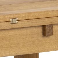 Nøra Alice rechthoekige uitschuiftafel 45/90x100x75 cm | geolied eikenhout - naturel