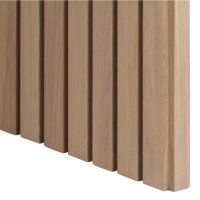 Nøra Bryan rechthoekige eettafel 220x105x75 cm | geolied eikenfineer met lamellenfront