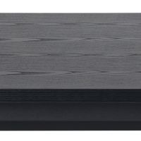 Nøra Scottie Bradley rechthoekige eettafel 200x90x74 cm | zwart metaal onderstel | zwart marmer melamine