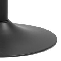 Nøra Denise verstelbare barstoel | zwart metaal onderstel | metaal - zwart