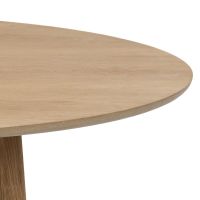 Nøra Elvira ronde eettafel Ø120x75 cm | gelakt eikenhout - naturel