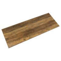 Nøra Keith ronde uitschuiftafel Ø120/210x75 cm | zwart metalen onderstel | ruw melamine - naturel