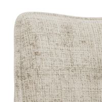 Nøra Linda verstelbare barstoel | zwart metaal onderstel | stof Juto - beige