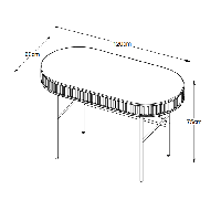 Denzel bureau - 60x120 cm