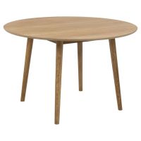 Nøra Elvira ronde eettafel Ø120x75 cm | gelakt eikenhout - naturel