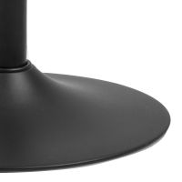 Nøra Denise verstelbare barstoel | zwart metaal onderstel | stof Preston - antraciet