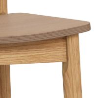 Nøra Donny barstoel | eikenfineer - naturel