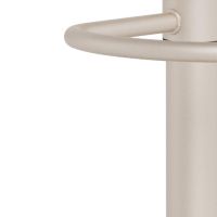 Nøra Rogelio verstelbare barstoel | grijs metaal onderstel | stof Basel - beige