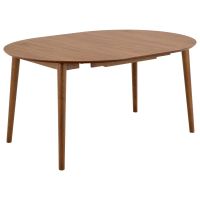 Nøra Aida ronde uitschuiftafel Ø115/154x75 cm | walnootfineer - bruin
