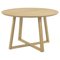 Nøra Justine ronde eettafel Ø120x75 cm | geolied eikenfineer - naturel