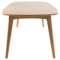 Nøra Rayford rechthoekige eettafel 200x100x75.5 cm | geolied eikenfineer - naturel