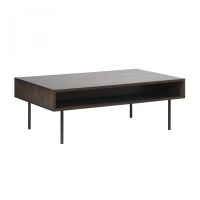 Nordic Home Magnus eiken salontafel - 71 x 117 cm - espresso