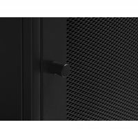 Sigurd metalen kledingkast - 1 deur - 180 cm - zwart