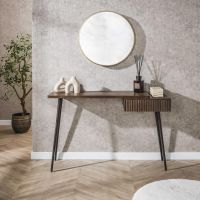 Fraaai Marino sidetable - 120 cm - acaciahout - bruin