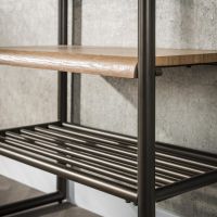 Esposito staande kapstok - eikenlook en staal