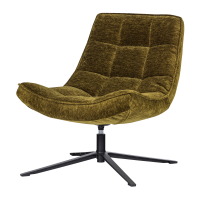 Woood Maudi draaifauteuil chenille structuur