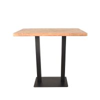 Restaurant/Bartafel 120x70x108 cm - straight edge - naturel