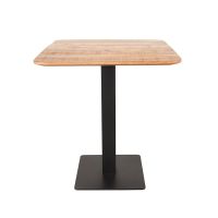 Restauranttafel 70x70x74 cm - sloppy edge - naturel