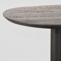 Restaurant/Bartafel Ø70x92 cm - sloppy edge - zwart