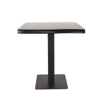 Restauranttafel 70x70x74 cm - tree edge - zwart