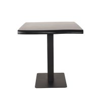 Restauranttafel 70x70x74 cm - tree edge - zwart