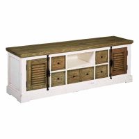 Amanda tv-meubel - 190 cm - wit