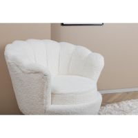 Rano fauteuil - teddy - wit