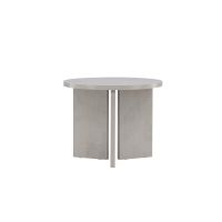 Amir ronde salontafel - ø55 cm - zilver
