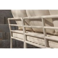 Jamal loungeset  - hoekbank en tafel - beige/zand