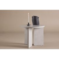 Amir ronde salontafel - ø55 cm - zilver