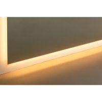 Svea Fabiola gebogen spiegel met ledverlichting - 100 x 210 cm