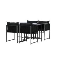 Svea Isabella eettafelset - zwart