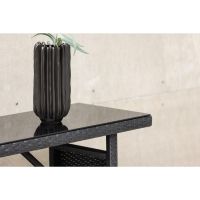 Haruto outdoor sidetable - 120 cm - zwart