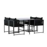 Svea Isabella eettafelset - zwart