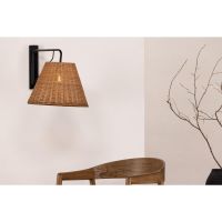 Nico wandlamp - rattan - naturel