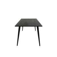 Pura rechthoekige eettafel - 180 x 90 cm - zwart