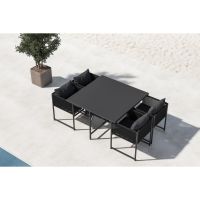 Svea Isabella eettafelset - zwart