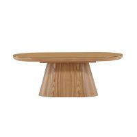 Violetta ovale salontafel - 60 x 120 cm - naturel