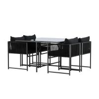 Svea Isabella eettafelset - zwart