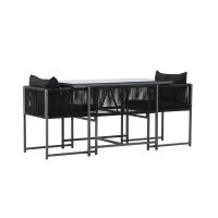 Svea Isabella balkonset - zwart